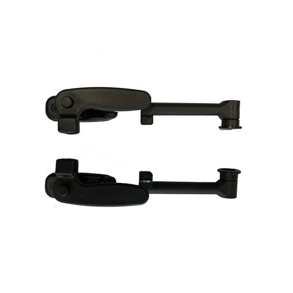 Coppia di compassi Klick-Klack Seitz H.300mm per finestre camper, vista dettaglio meccanismo