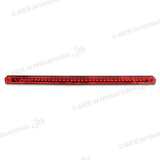 Terzo stop di ricambio a LED con lente rossa e fissaggio a vite.