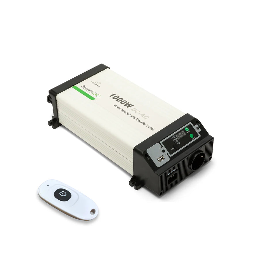 Inverter 1000W a onda pura con bypass