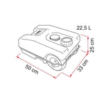 Fiamma Roll-Tank 23 - Serbatoio Acque Nere/Grigie con Ruote