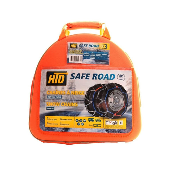 Custodia delle catene da neve HTD Safe Road Size 3 per camper e furgoni.