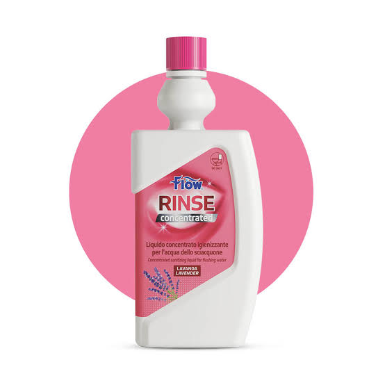Thetford Aqua Rinse Plus Concentrated da 750 ml, additivo per WC di camper che migliora il risciacquo e mantiene pulita e profumata l’acqua dello sciacquone.