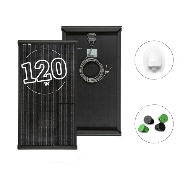 Pannello Solare Camper 120W Black Boost