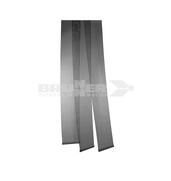 Tenda antizanzare Brunner Zanzibar composta da pannelli verticali in materiale plastico.